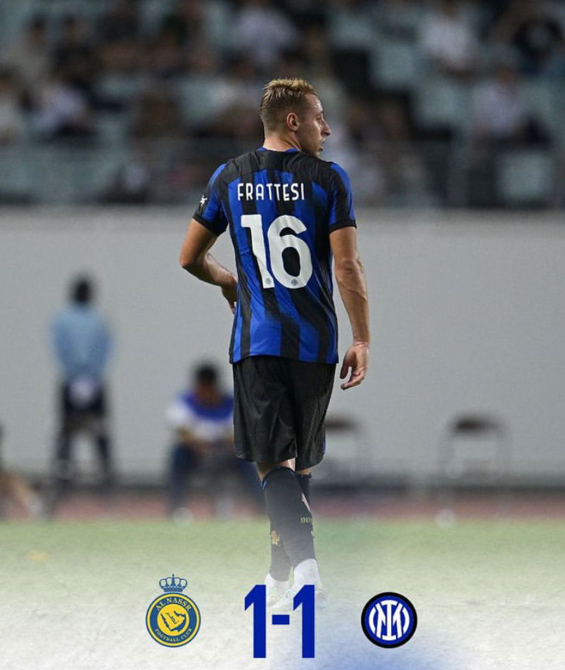 Pareggio Inter con l’Al Nassr (1-1): a segno Frattesi article-post