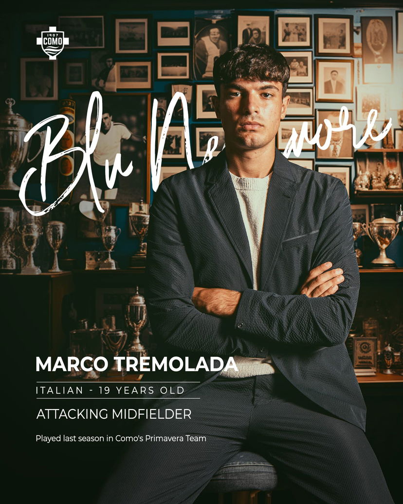 Ufficiale: Tremolada firma il primo contratto da professionista col Como preview