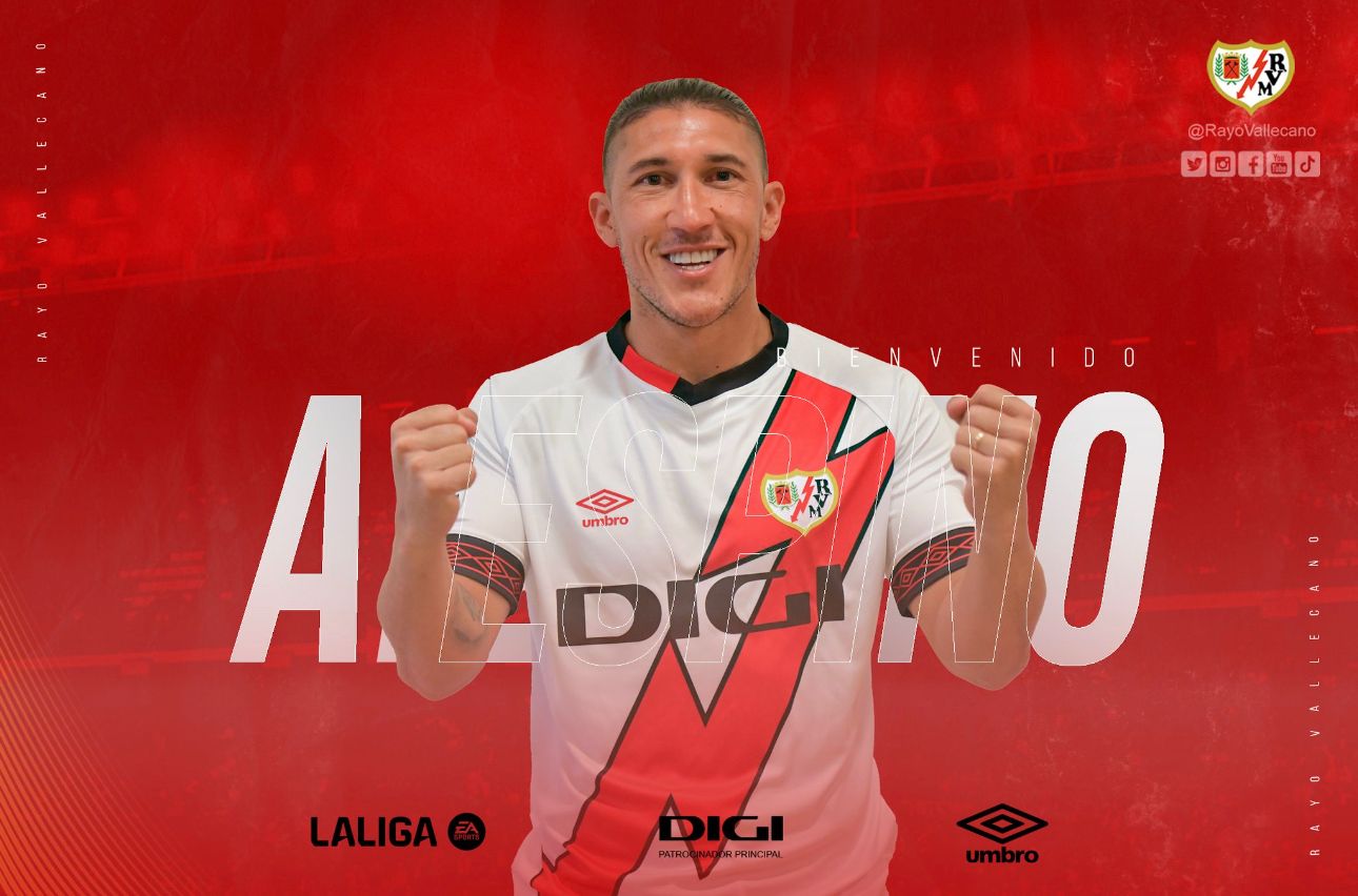 Ufficiale Alfonso Espino è un nuovo calciatore del Rayo Vallecano