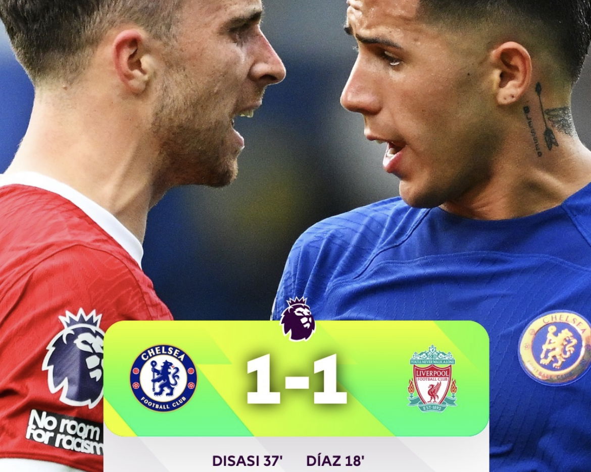 Premier League, parità tra Chelsea e Liverpool: 1-1, Disasi risponde a Luis Diaz article-post