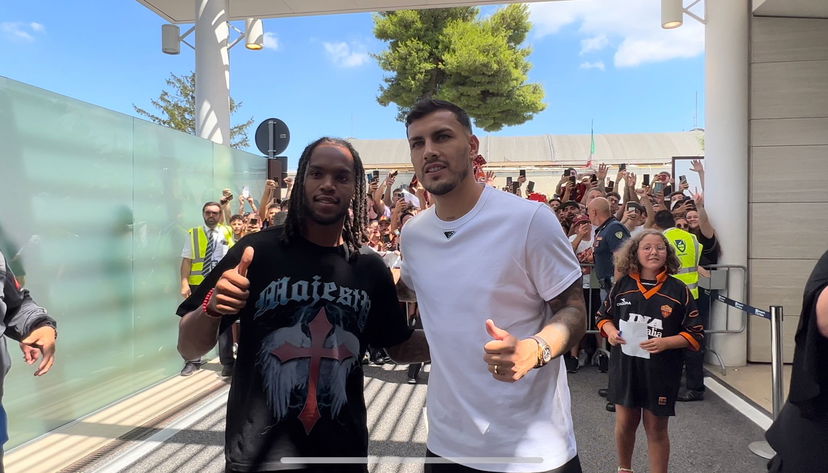 Paredes e Renato Sanches sono arrivati a Roma preview
