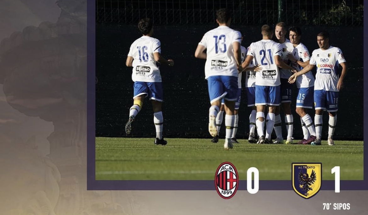 Il Milan cade in amichevole contro il Trento: 1-0, decide Sipos article-post