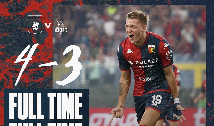 Coppa Italia, la doppietta di Retegui trascina il Genoa alla vittoria contro un Modena mai domo (4-3) preview