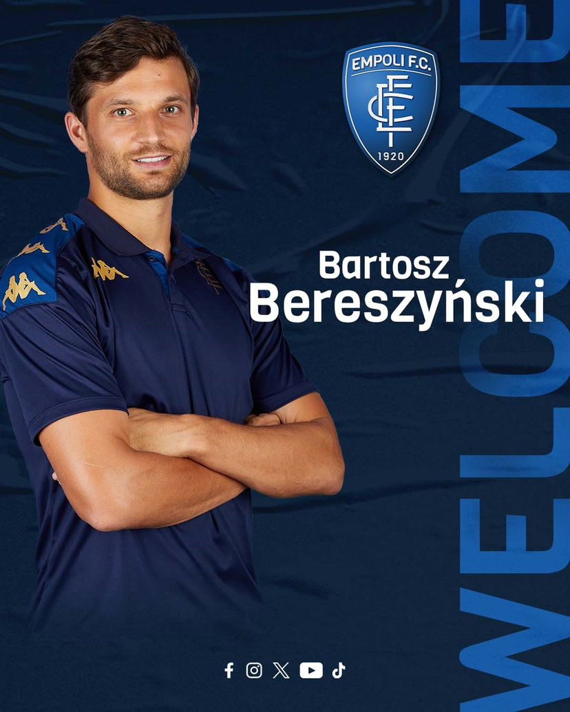 Empoli, lesione al bicipite femorale per Bereszynski preview