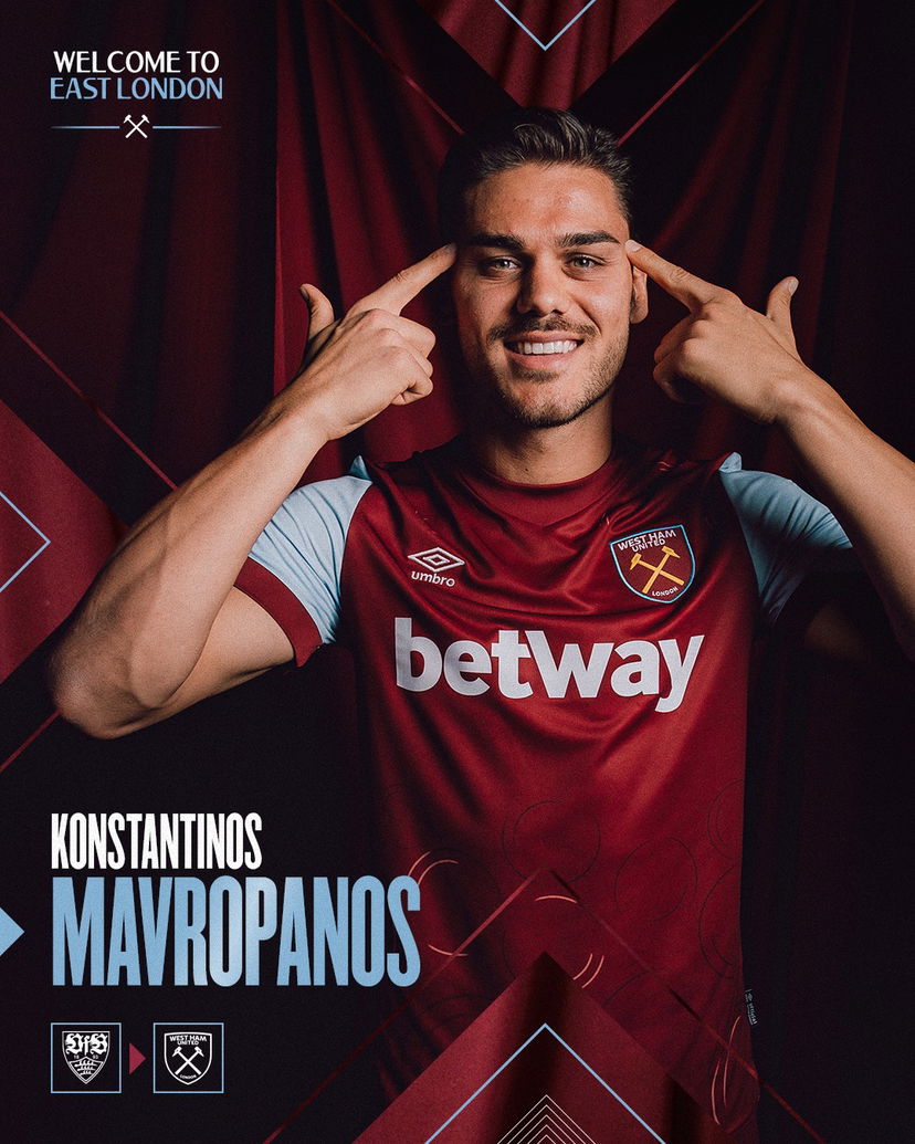 Ufficiale: Mavropanos al West Ham preview