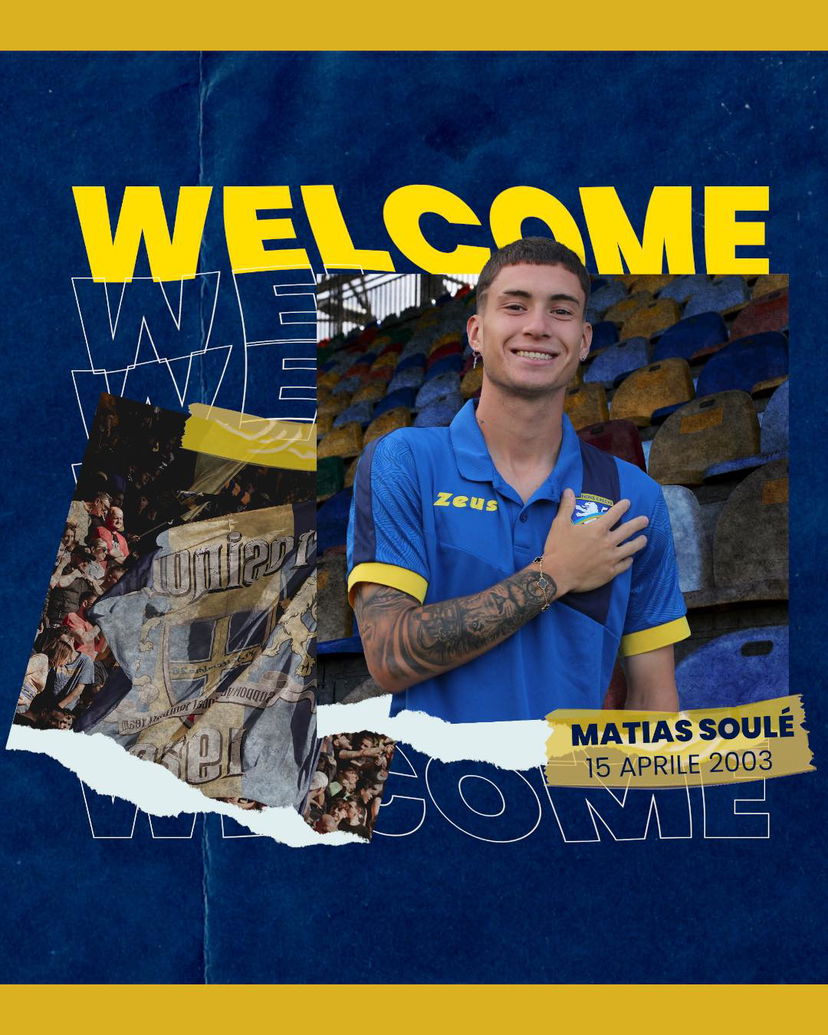 Ora è ufficiale: Soulé al Frosinone in prestito dalla Juve preview