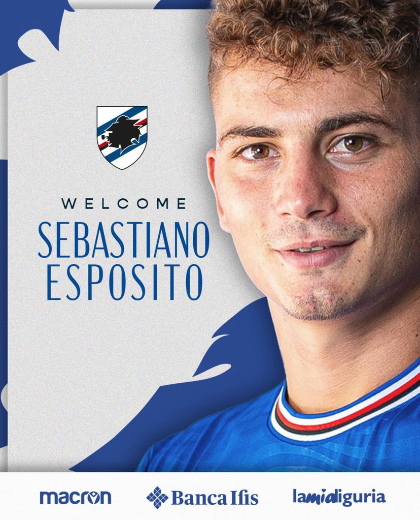 Ufficiale: Esposito in prestito alla Sampdoria preview