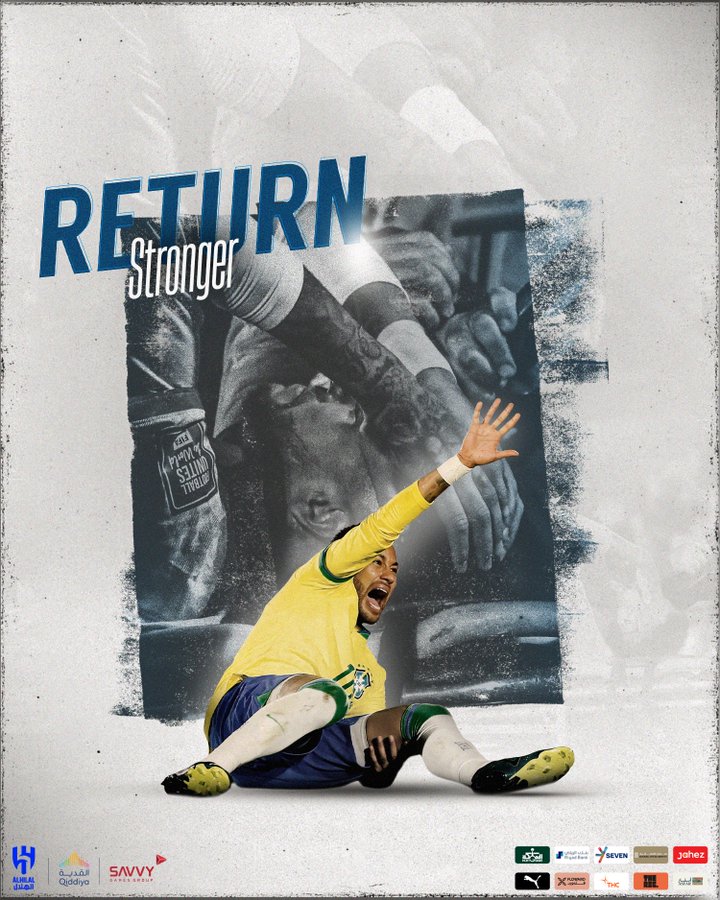 Rottura di menisco e crociato per Neymar. La nota dell’Al Hilal preview