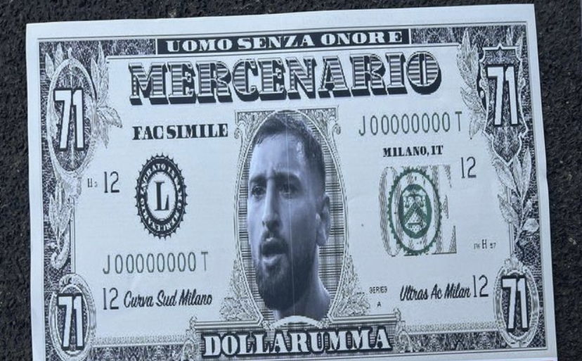 Milan-PSG, la Curva Sud prepara l’accoglienza a Donnarumma con delle banconote false preview
