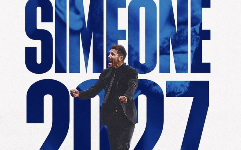 Ufficiale: Atletico Madrid, Simeone ha rinnovato fino al 2027 preview
