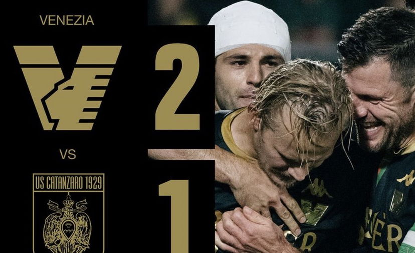 Serie B, il Venezia difende il secondo posto: 2-1 al Catanzaro, decide la rete di Johnsen preview