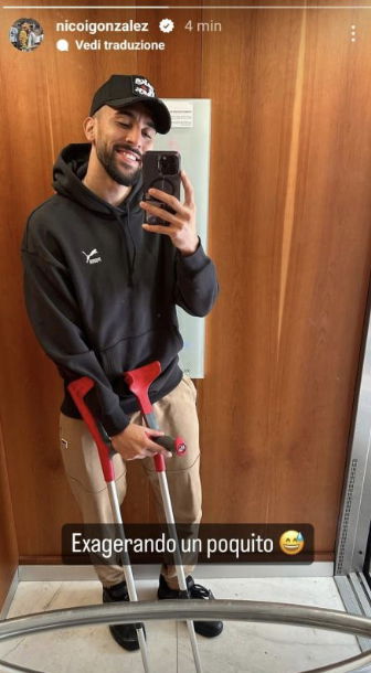 Nico Gonzalez sui social: “Esagerando un pochino”. Fiorentina in ansia per le sue condizioni preview
