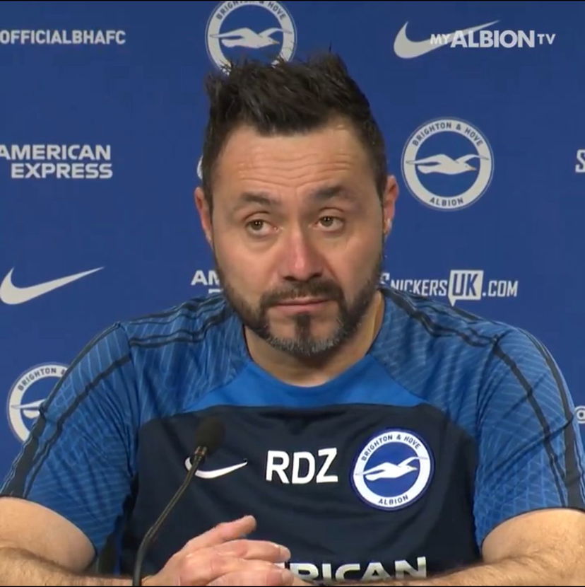 De Zerbi: “Non c’è ancora nulla per il futuro. Mi piacerebbe rimanere in Premier” preview