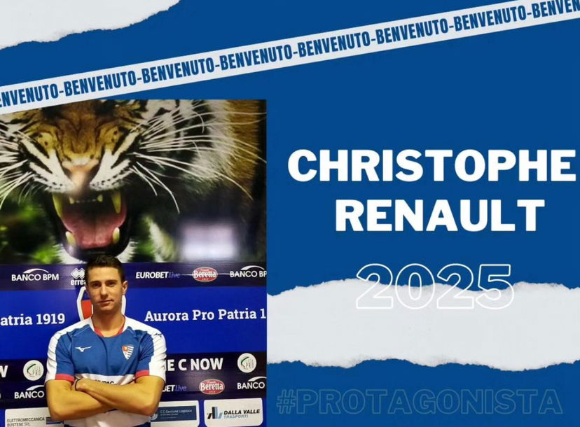 Ufficiale: Christope Renault firma con la Pro Patria fino al 2025 preview