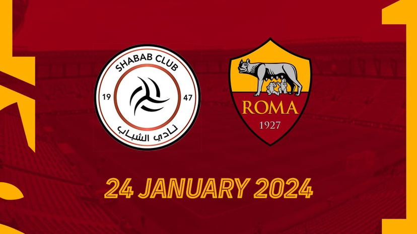 Roma, il 24 gennaio amichevole in Arabia Saudita con l’Al Shabab preview