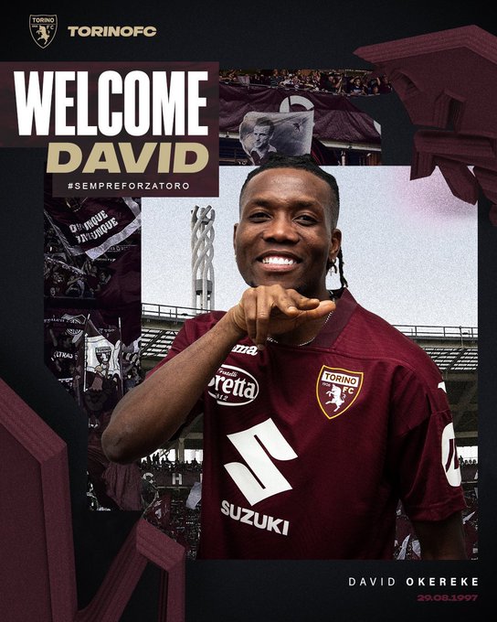 Ufficiale: Okereke è un nuovo giocatore del Torino preview