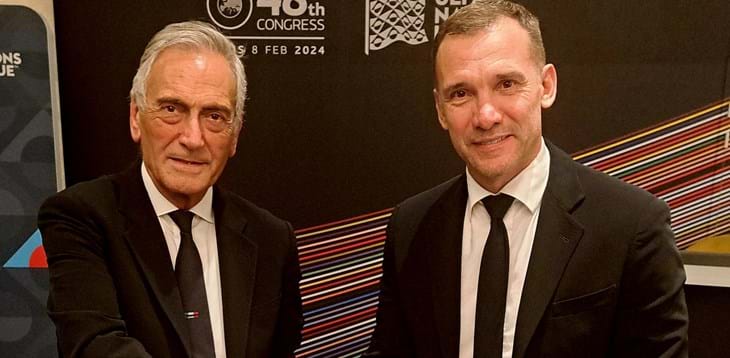 Italia-Ucraina: Gravina e Shevchenko firmano un accordo di collaborazione article-post