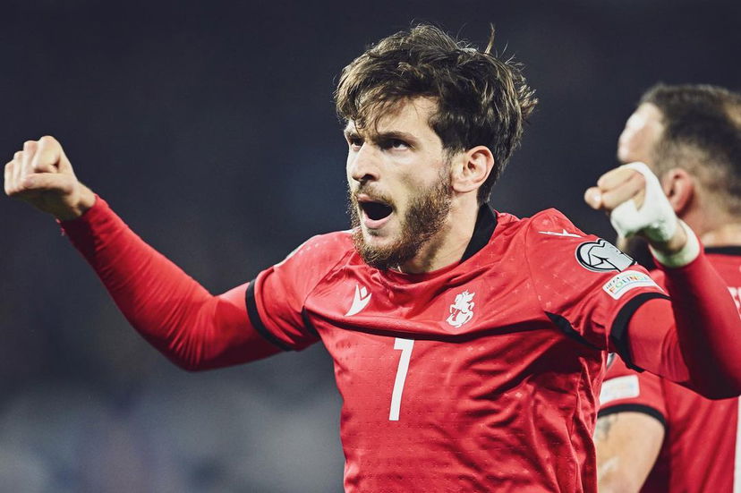 Qual. Mondiali, tris della Georgia: a segno anche Kvaratskhelia preview