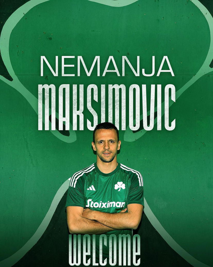 Ufficiale: il Panathinaikos ingaggia il centrocampista Nemanja Maksimovic preview