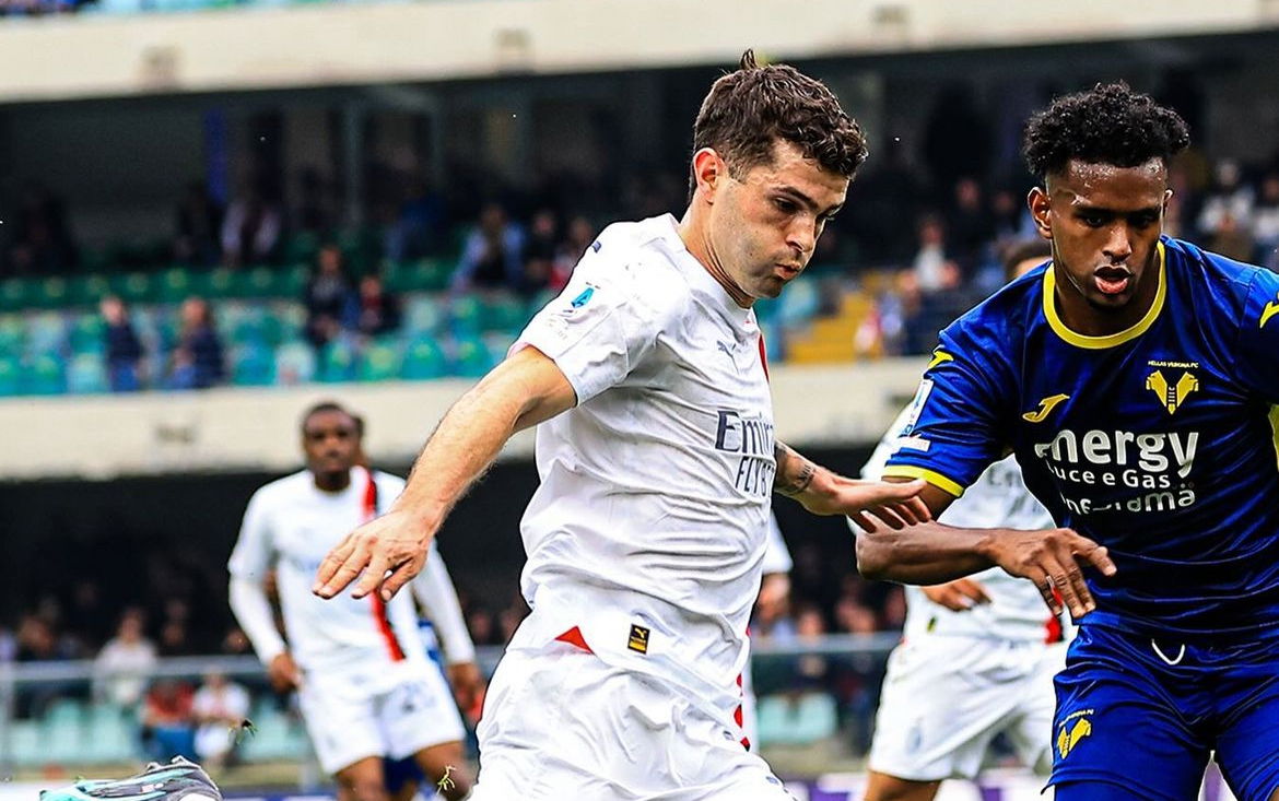 Traversa di Pulisic, la sblocca Theo Hernandez: Milan avanti 1-0 sul Verona all’intervallo article-post