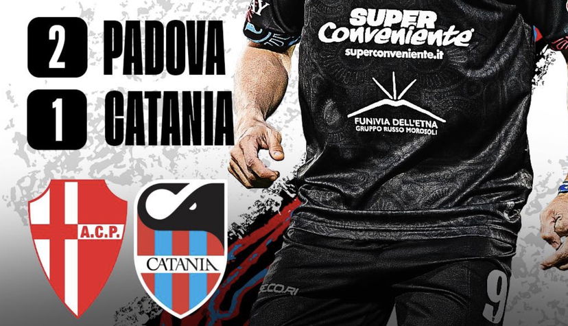 Coppa Italia Serie C, il Padova si aggiudica la finale d’andata: 2-1 contro il Catania preview