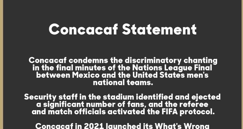 USA-Messico interrotta due volte per cori discriminatori. La condanna della Concacaf article-post