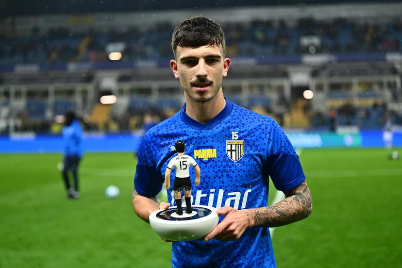 DEL PRATO, IL CAPITAN 100 PRESENZE. IL PARMA RIVEDE LA SERIE A preview