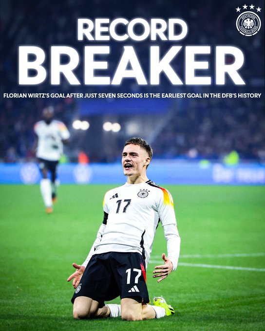 Il gol di Wirtz, dopo 7 secondi con la Francia, è il più veloce della storia della Nazionale tedesca article-post