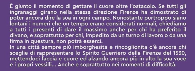 La Curva Fiesole carica la Fiorentina: “È giunto il momento di gettare il cuore oltre l’ostacolo” preview