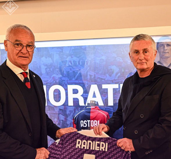 L’ultima di Ranieri, l’omaggio della Fiorentina prima della gara col Cagliari preview
