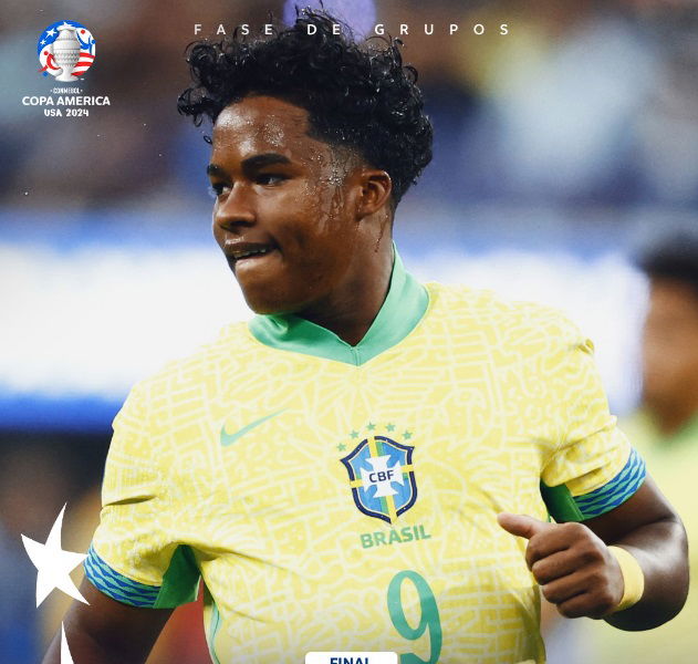 Endrick, primo record con il Brasile: è il più giovane di sempre a giocare in Copa America. Superato Pelé preview