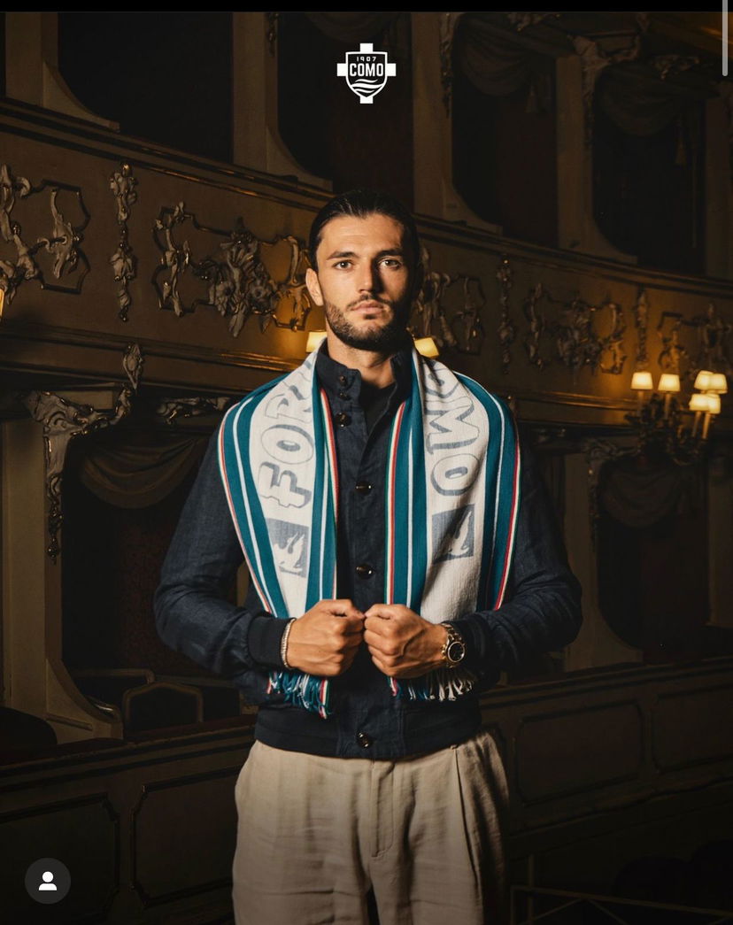 Como, le prime parole di Dossena: “Sono molto felice di essere qui a Como. Il Club ha ambizioni molto grandi” preview