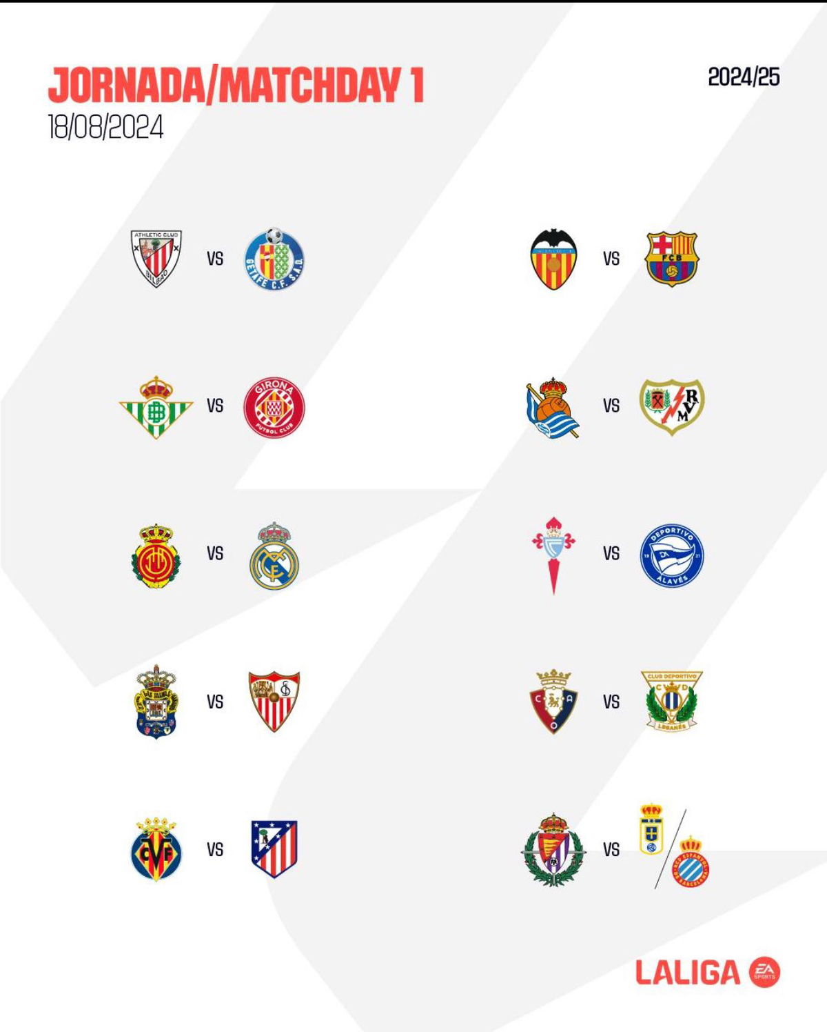 Il calendario della Liga 2024/2025: esordio a Maiorca per Mbappé article-post