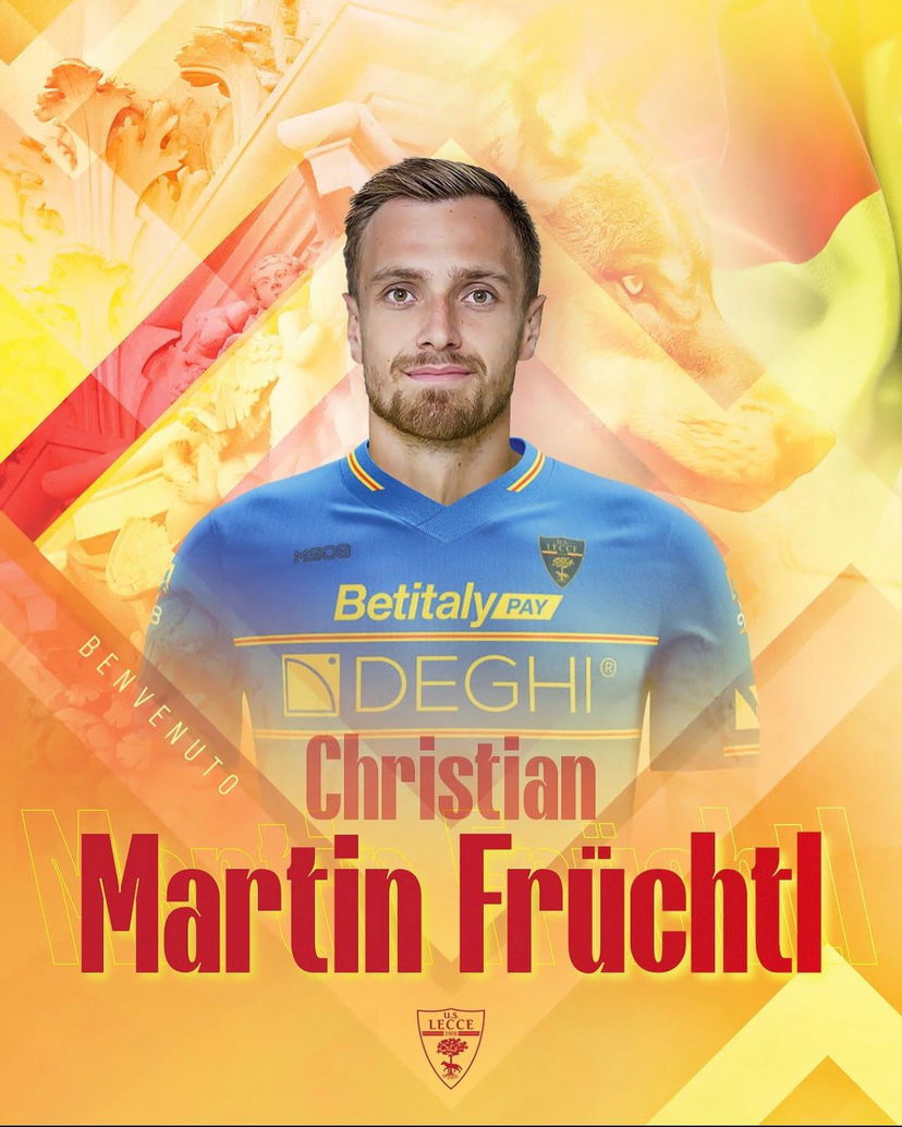 Ufficiale: Christian Martin Früchtl è un nuovo giocatore del Lecce preview