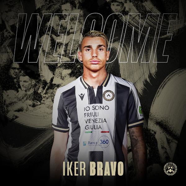Ufficiale: Iker Bravo è un nuovo giocatore dell’Udinese preview