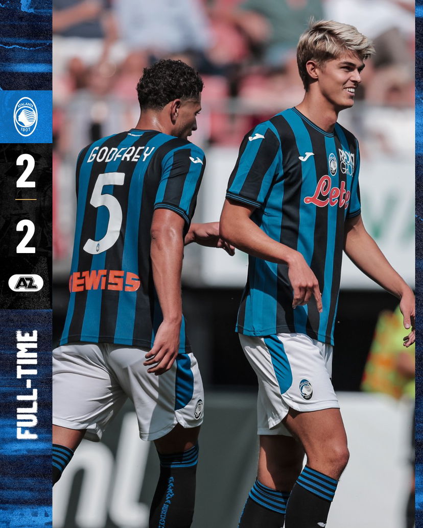 L’Atalanta pareggia 2-2 contro l’AZ in amichevole. Koopmeiners in campo per 80’ preview
