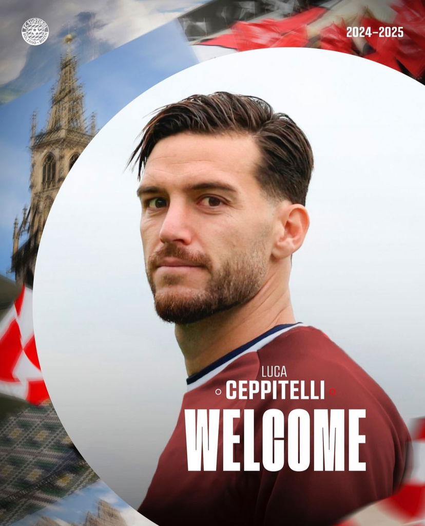 Ufficiale: Sudtirol, preso Luca Ceppitelli preview