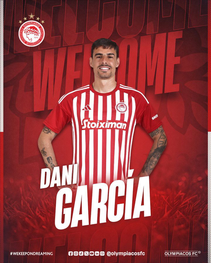 Ufficiale: Olympiakos, preso Dani Garcia a parametro zero article-post