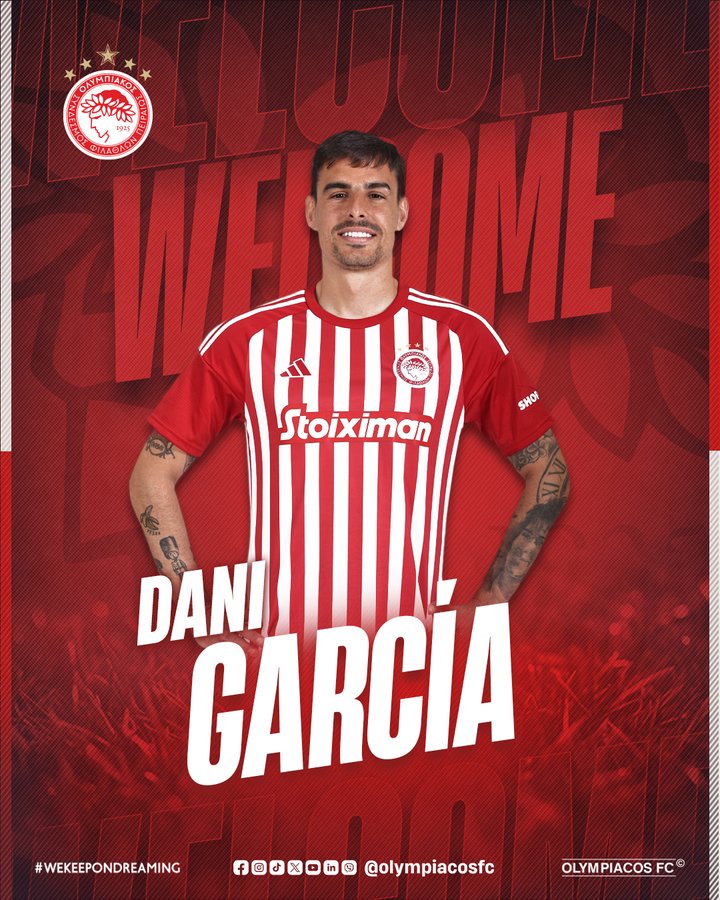 Ufficiale: Olympiakos, preso Dani Garcia a parametro zero preview