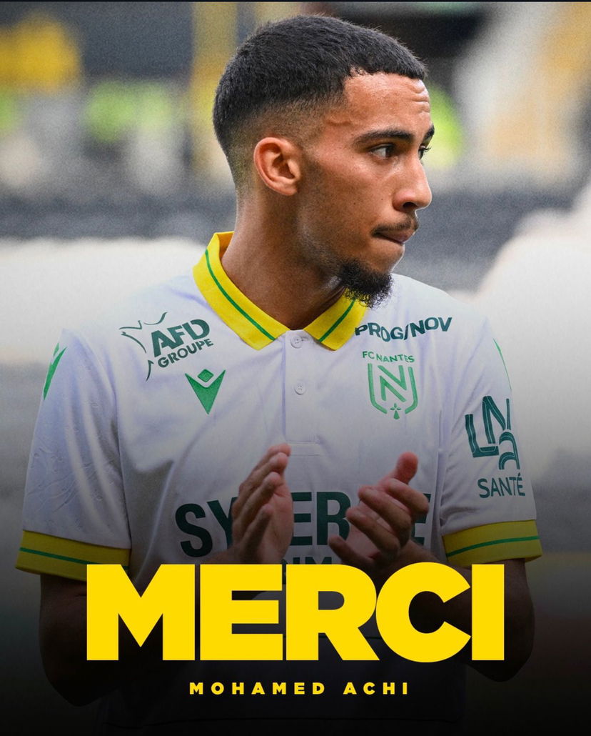 Ufficiale: Achi lascia il Nantes preview