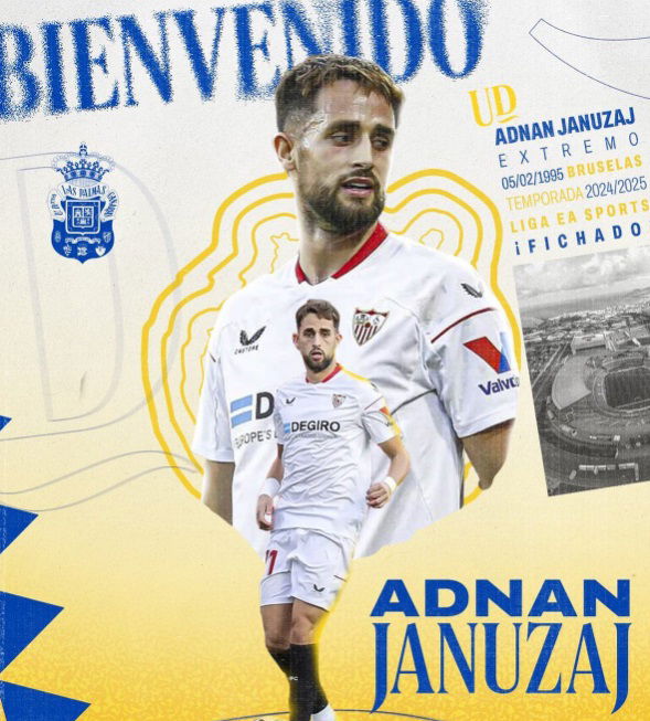 Ufficiale: Januzaj lascia il Siviglia e va al Las Palmas preview