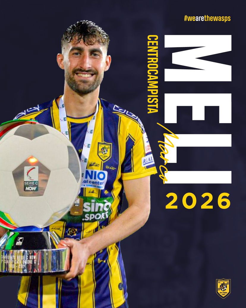 Ufficiale: Juve Stabia, Meli ha rinnovato fino al 2026 preview