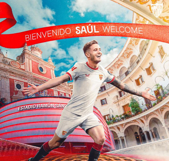 Ufficiale: Saul Niguez al Siviglia preview