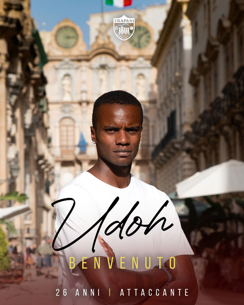 Ufficiale: Udoh è un nuovo giocatore del Trapani preview