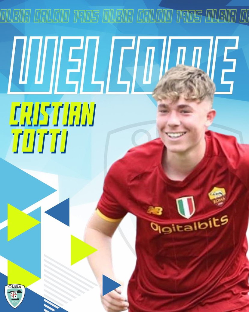 Ufficiale: Cristian Totti all’Olbia preview