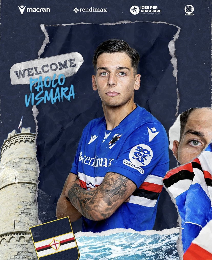 Ufficiale: Paolo Vismara dall’Atalanta in prestito alla Sampdoria preview