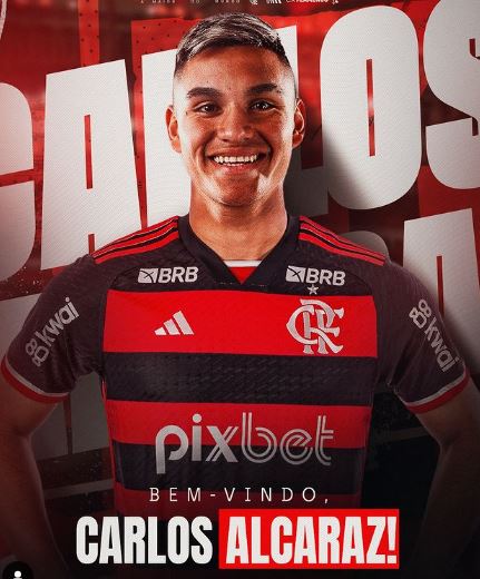 Ufficiale: Carlos Alcaraz è un nuovo giocatore del Flamengo article-post