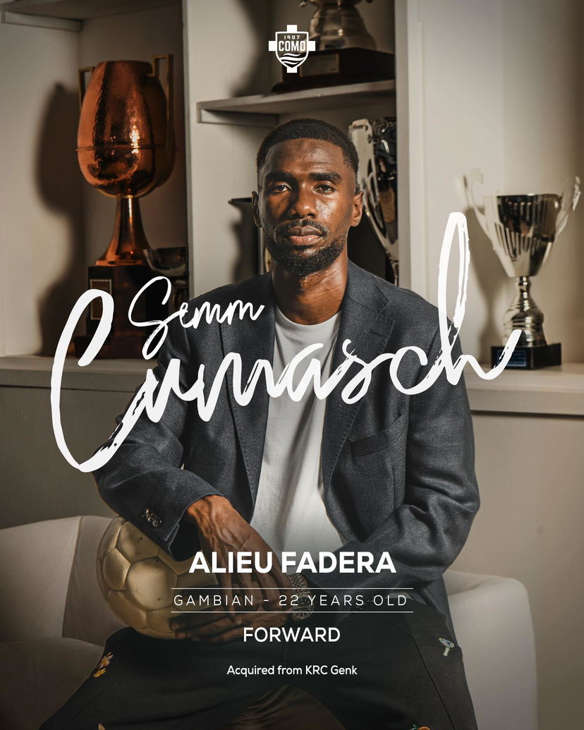 Ufficiale: Como, dal Genk arriva Alieu Fadera preview