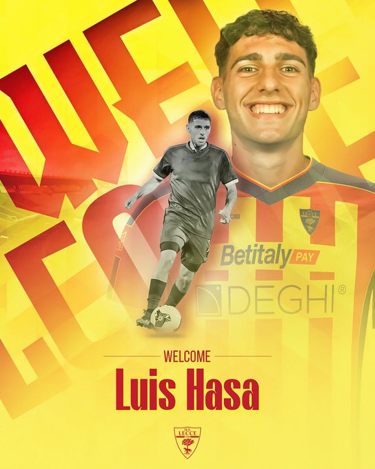 Ufficiale: Hasa dalla Juventus al Lecce a titolo definitivo preview