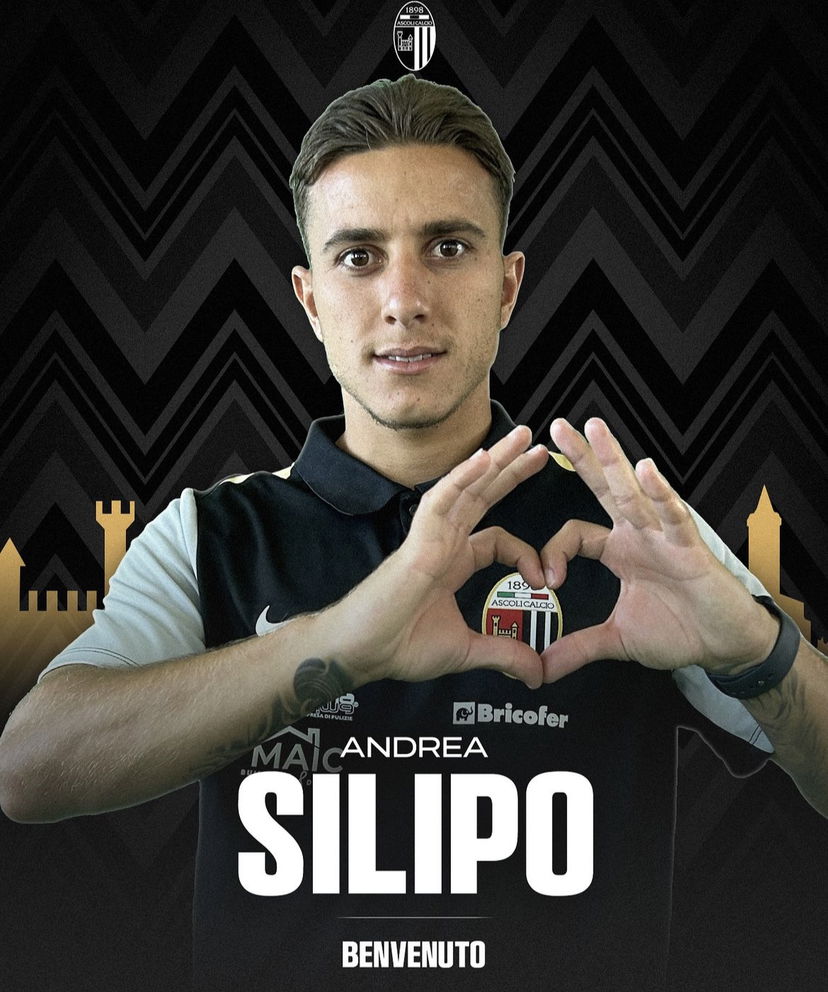 Ufficiale: Andrea Silipo è un nuovo giocatore dell’Ascoli preview